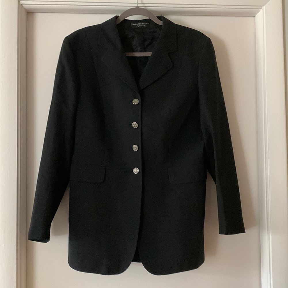 R.J Classic:  Like new woman’s horse show dressage coat size 10R. Worn 2x winter
